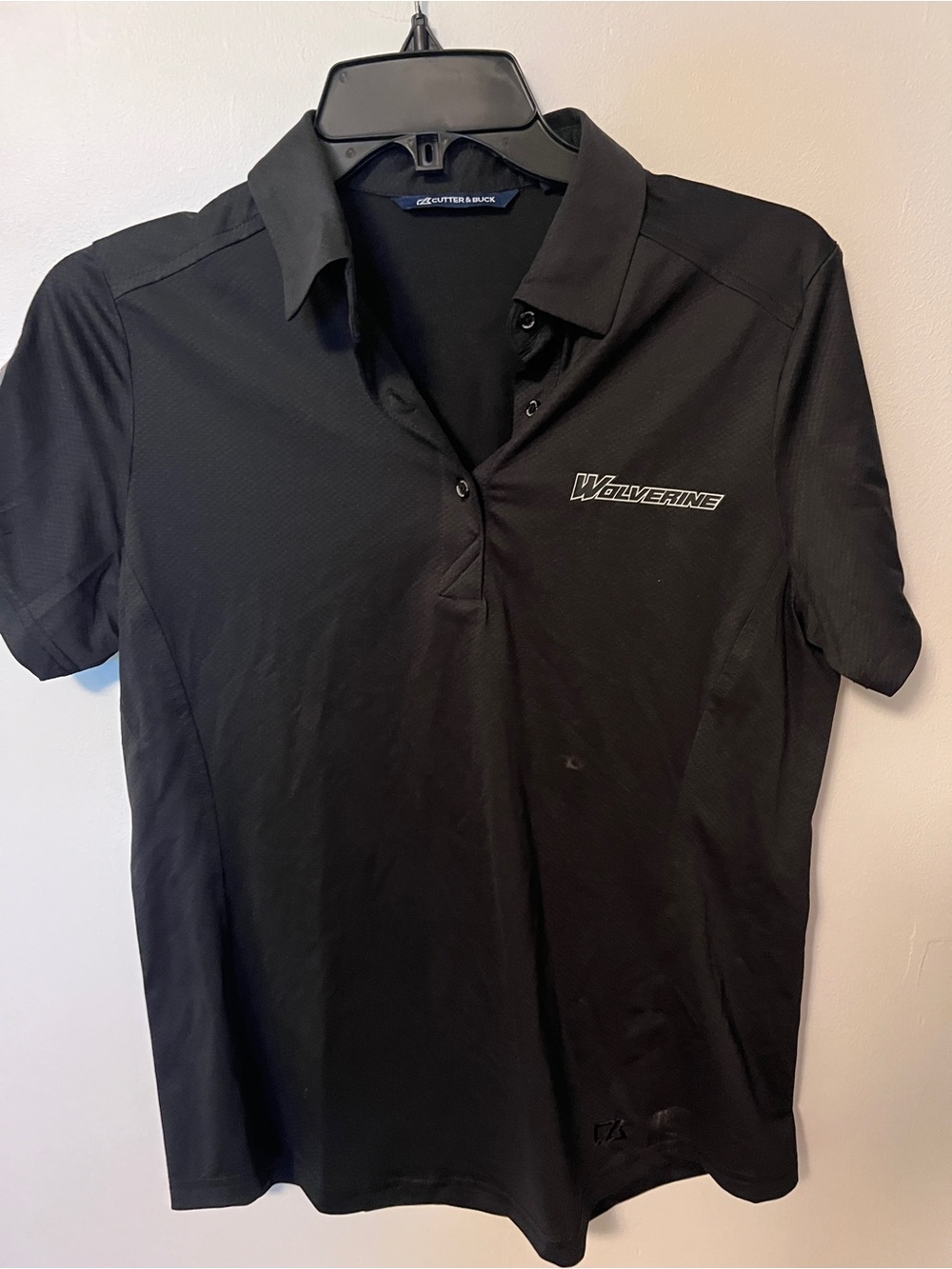Wolverine Men's Black Performance Polo